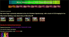 Desktop Screenshot of mais-ccd-spectroscopy.com
